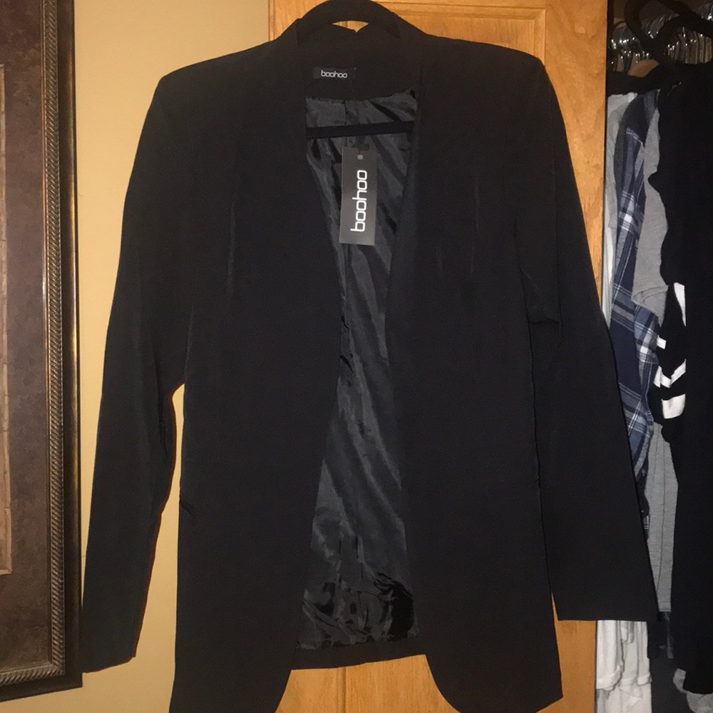 Boohoo tailored blazer size 14